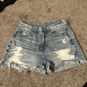American Eagle Distressed Jean Shorts